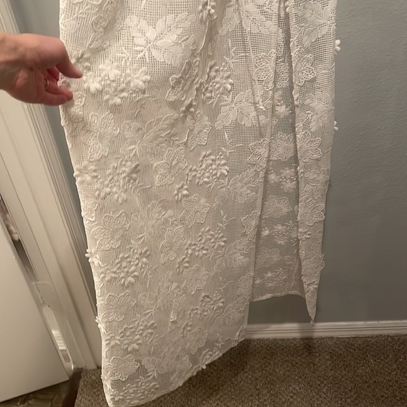 For Love & Lemons white daisy crochet maxi dress - Picture 16 of 17